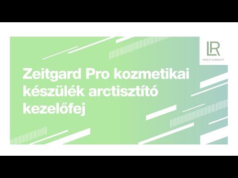 Zeitgard Pro: Arctisztító kezelőfej - Dr.  Kriston Renáta